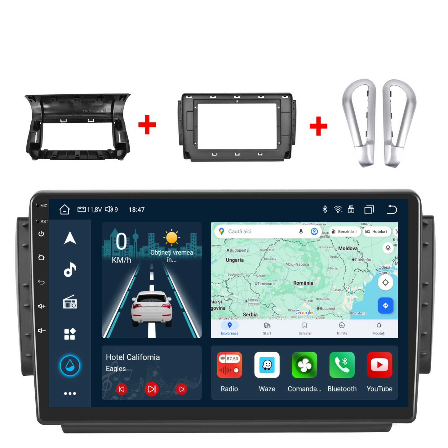 Navigatie dedicata Peugeot 2008 (2012-2018) cu Android 14, 4 GB RAM 64 GB ROM, OCTA-CORE, Carplay si Android auto, Slot SIM 4G, ventilator de racire activ, ecran 10.1 inch HD