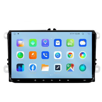 Navigatie dedicata Volkswagen,Skoda,Seat cu Android 14, OCTA-CORE, SLOT SIM 4G,Carplay si Android Auto, ecran QLED 9 inch