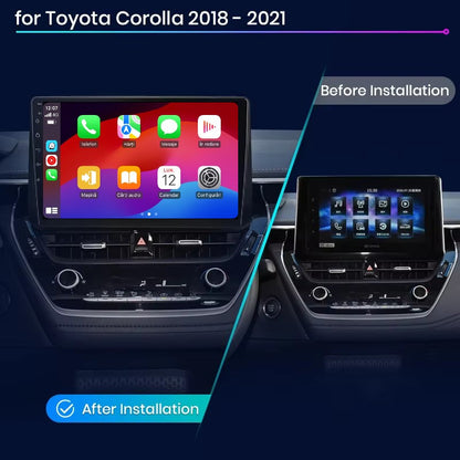 Navigatie dedicata Toyota Corolla E21 (2019-2024) cu Android 14, 4 GB RAM 64 GB ROM, OCTA-CORE, Carplay si Android auto, Slot SIM 4G, ventilator de racire activ, ecran 10 inch HD